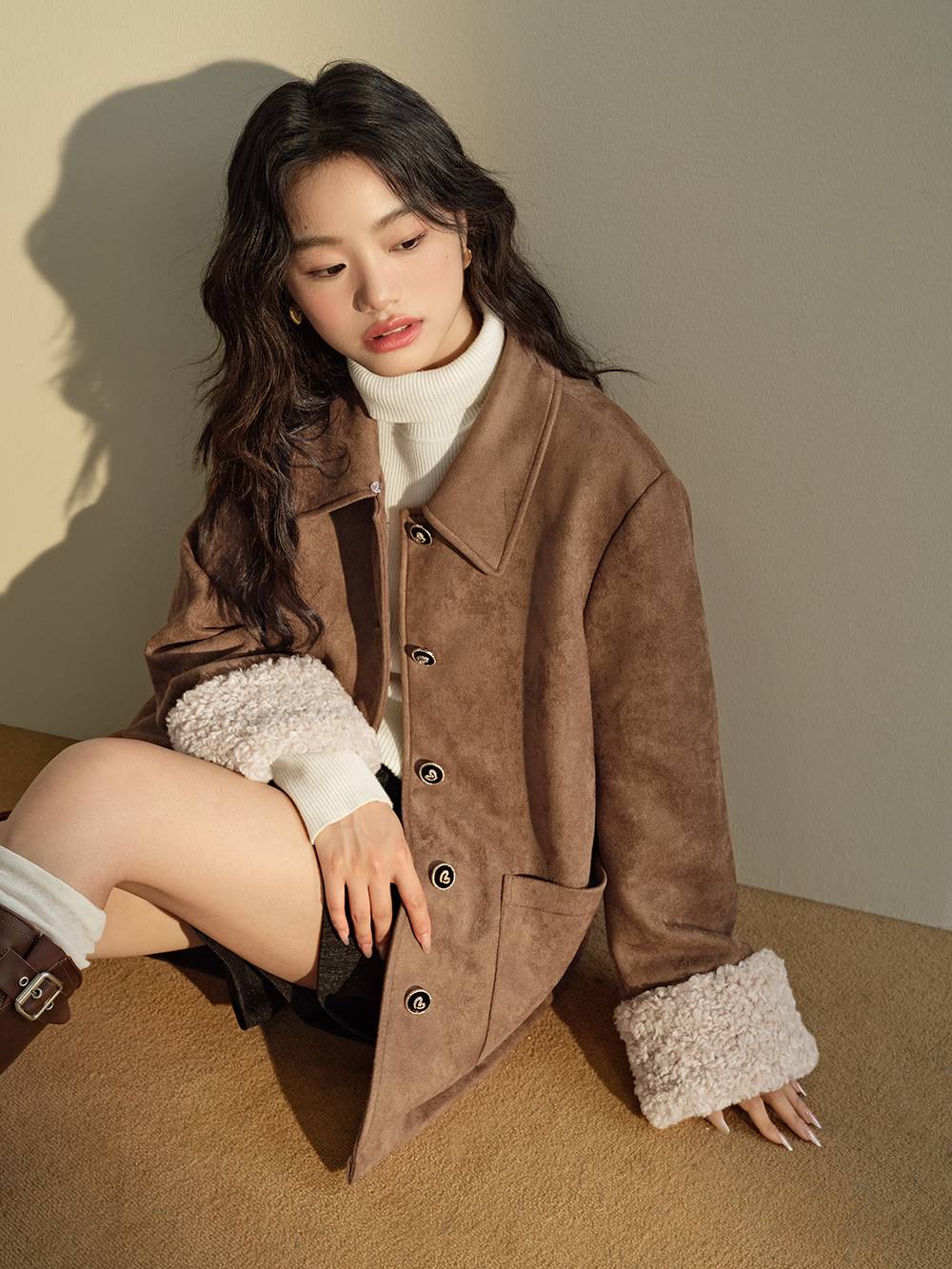 Faux Suede Jacket – KUOSE.com