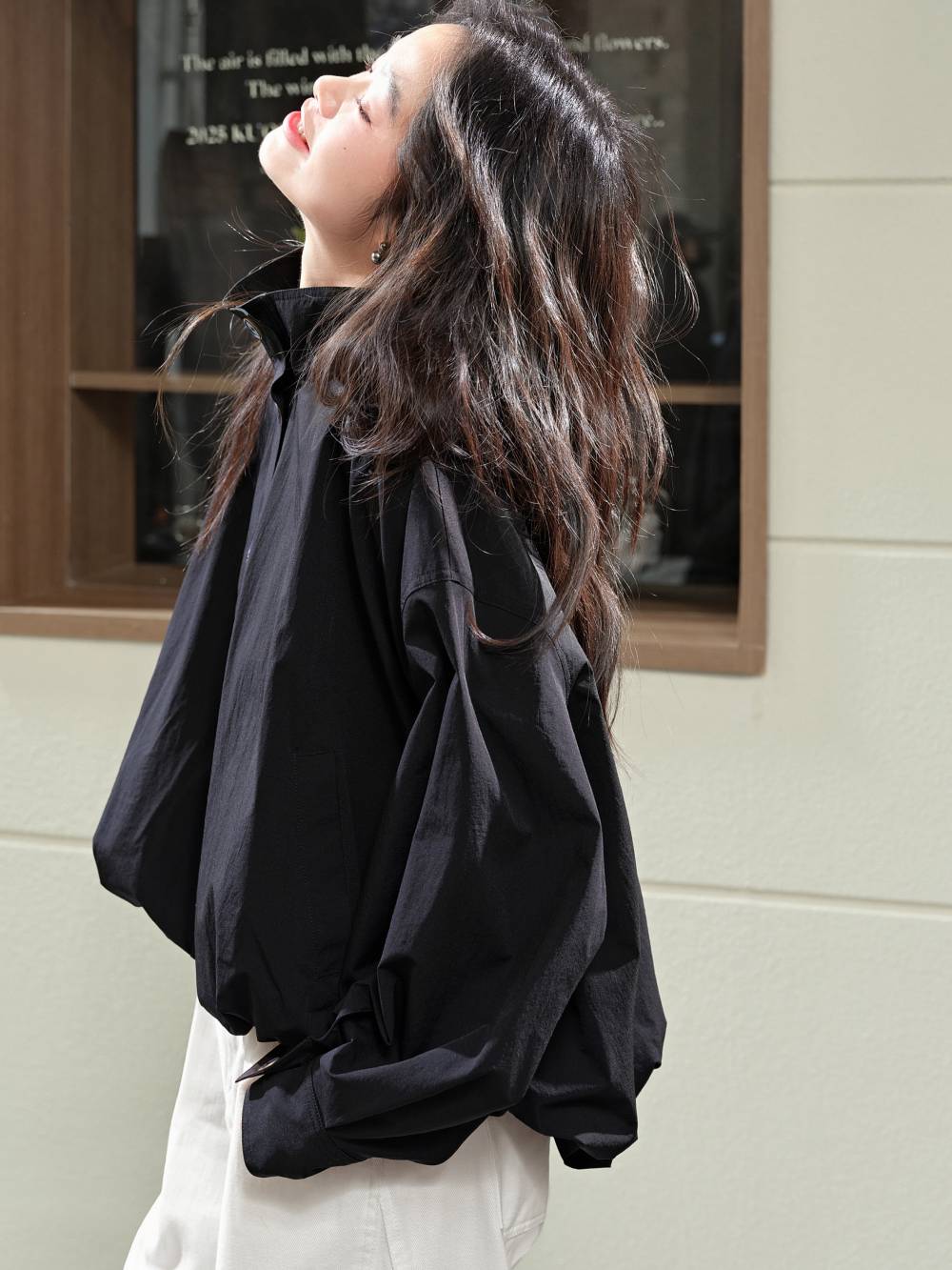 サイズ1 sumari stand collar shell jacket