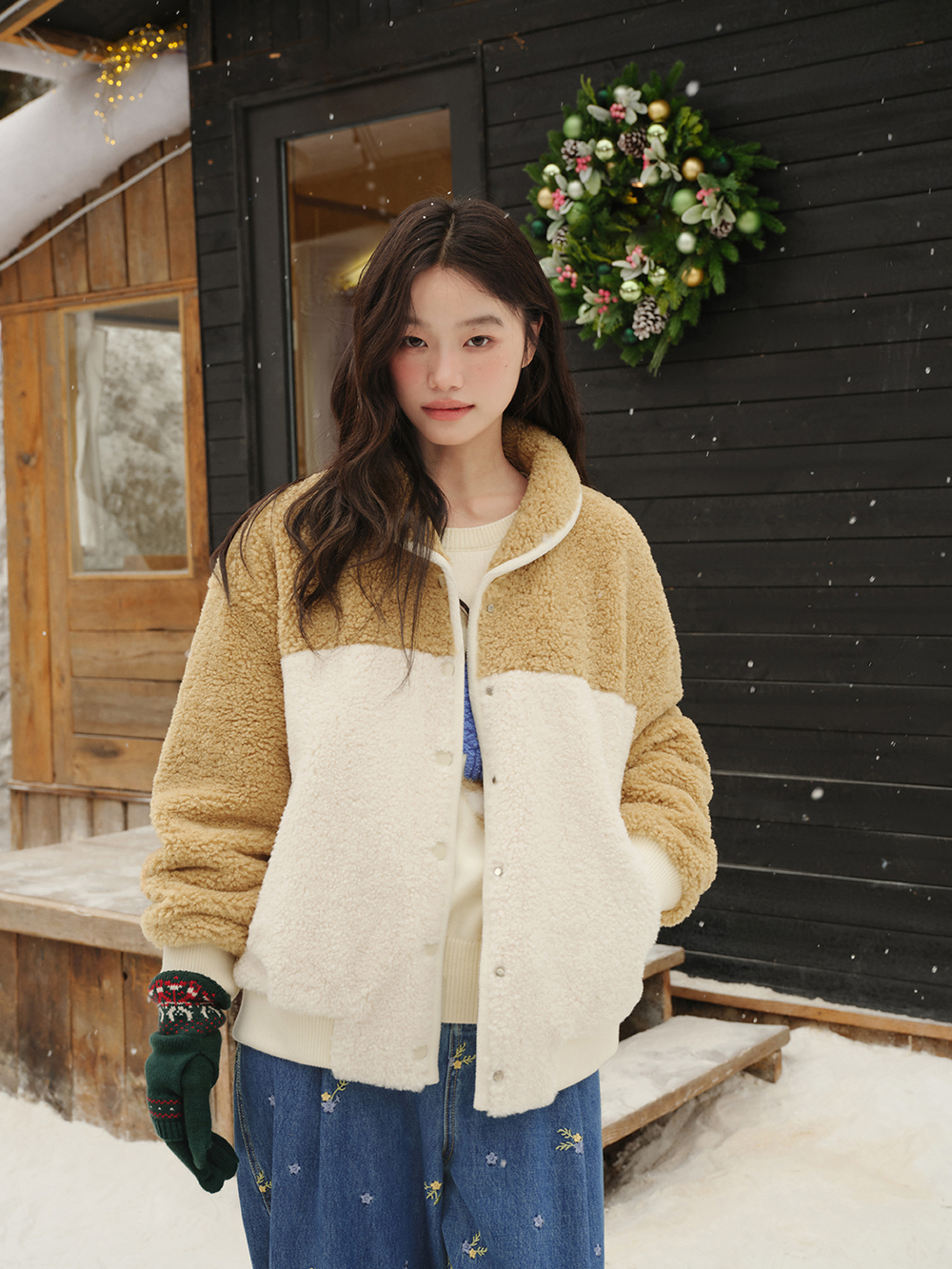 フェイクシャーリングジャケット – KUOSE.com