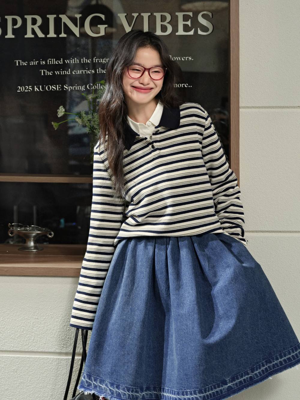 Striped Long Sleeve Top – KUOSE.com Striped Long Sleeve Top – KUOSE.com