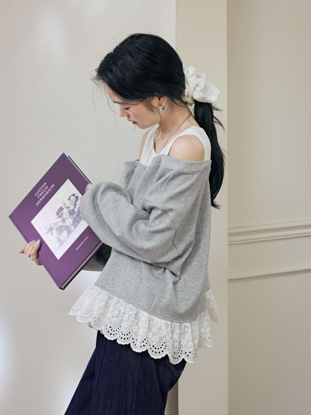 トップス off shoulder sweat / maison celon off shoulder sweat – célon