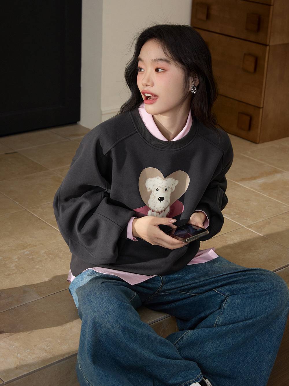 Cute Puppy Sweatshirt – KUOSE.com