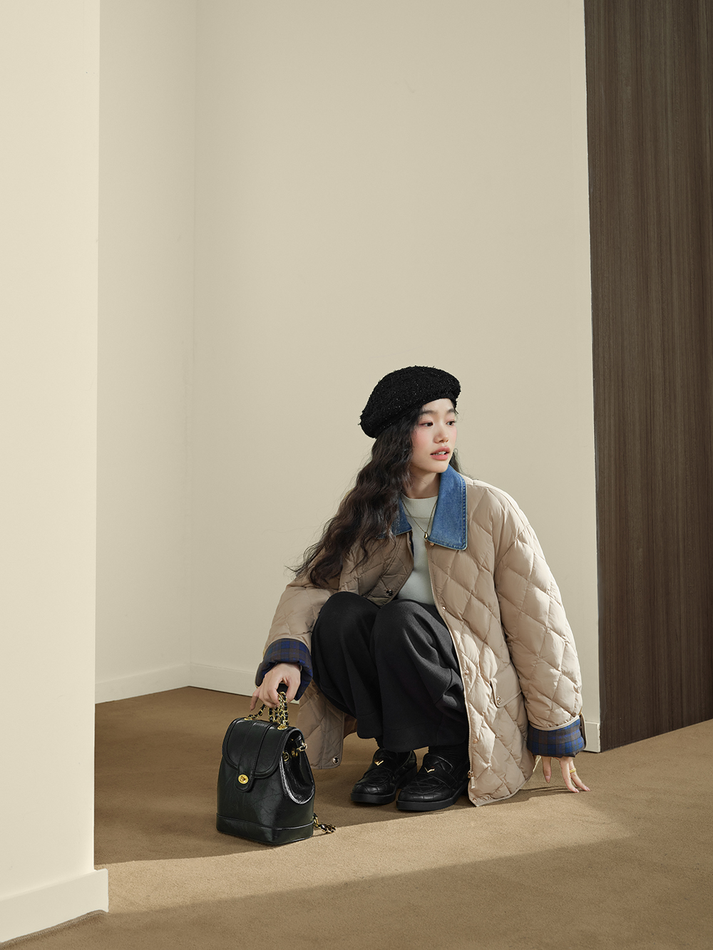 プラダ Re Nylon リ ナイロン 22AW ナイロン 中綿ジャケット XS