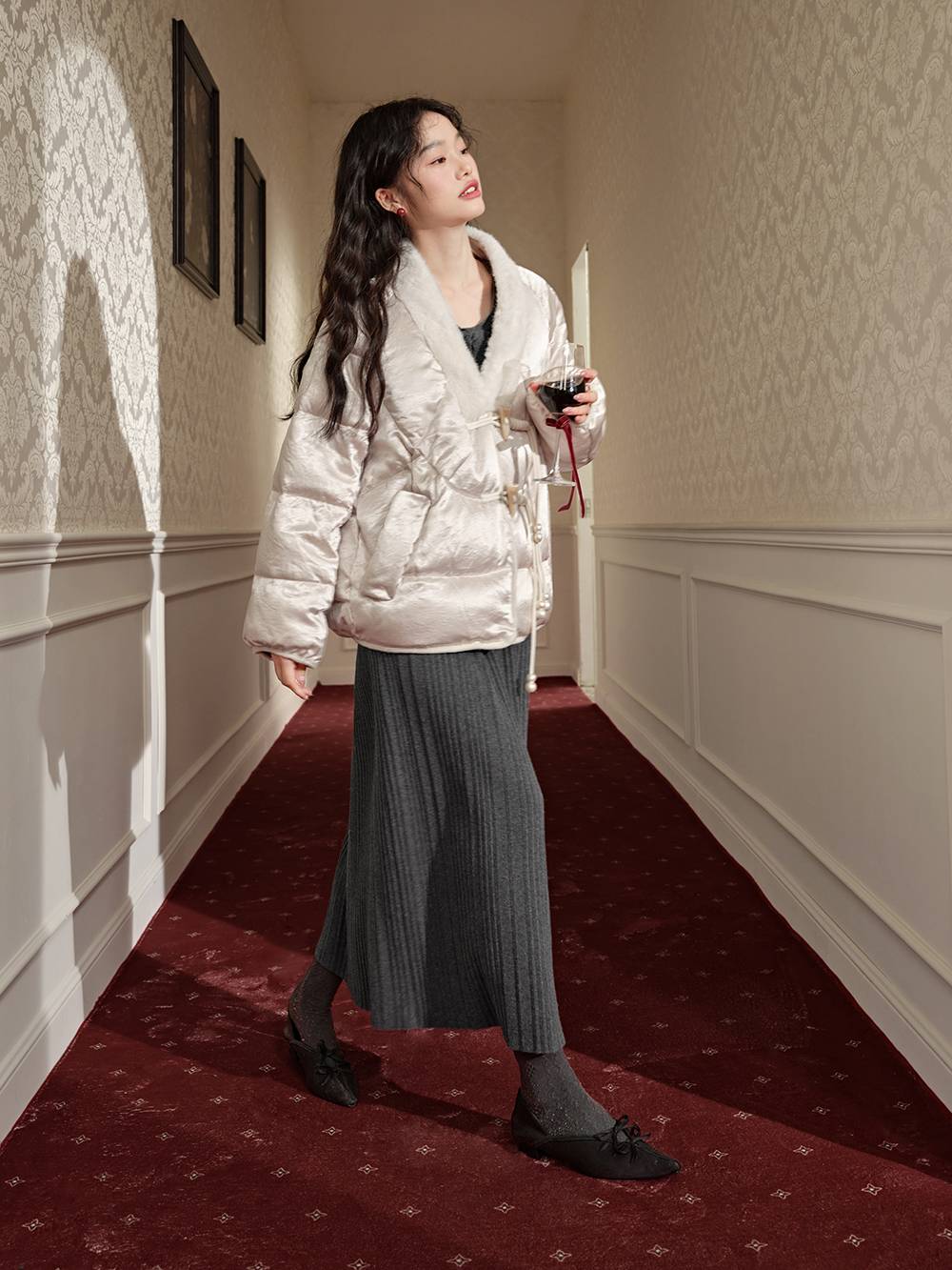 Satin Puffer Jacket – KUOSE.com