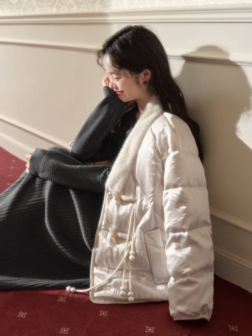 Satin Puffer Jacket – KUOSE.com