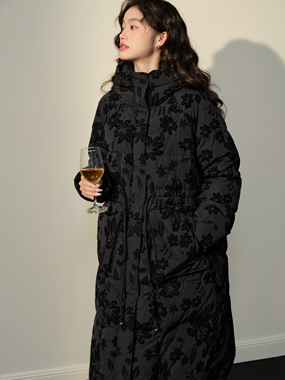Floral Puffer Coat – KUOSE.com Floral Puffer Coat – KUOSE.com