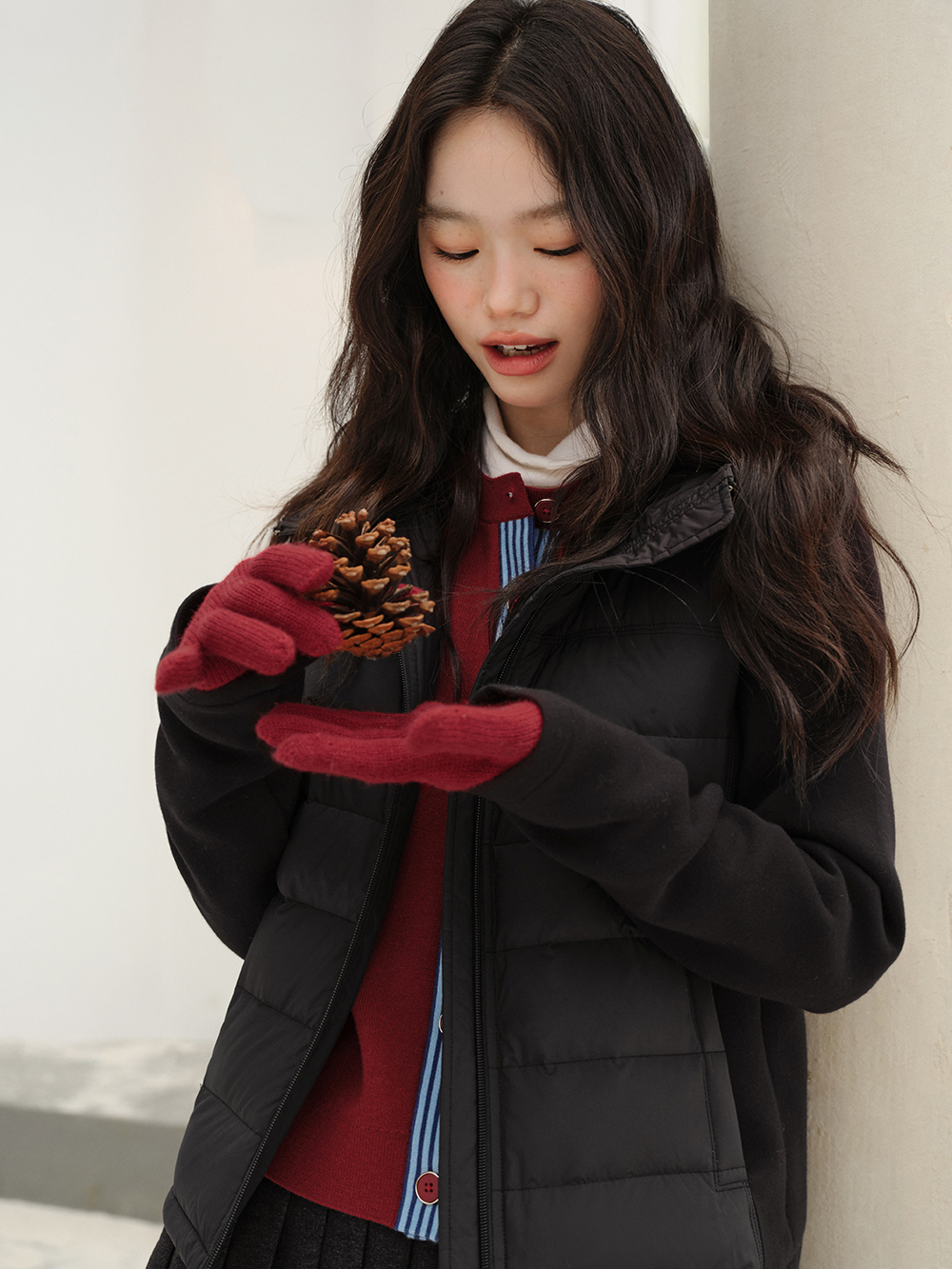 フード付きパフジャケット – KUOSE.com