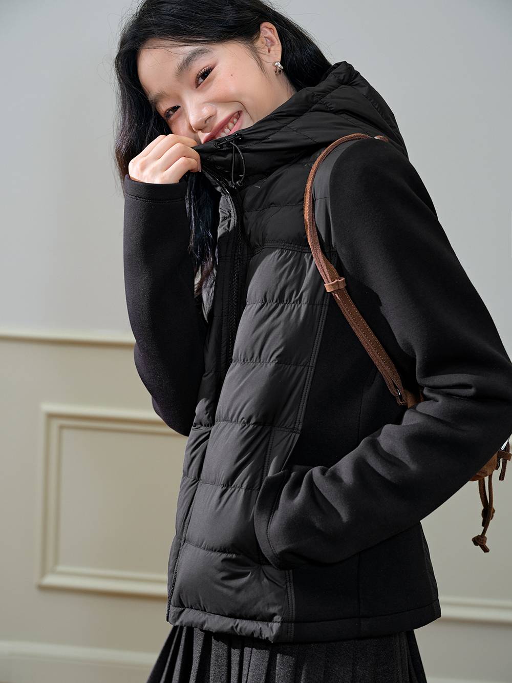 フード付きパフジャケット – KUOSE.com