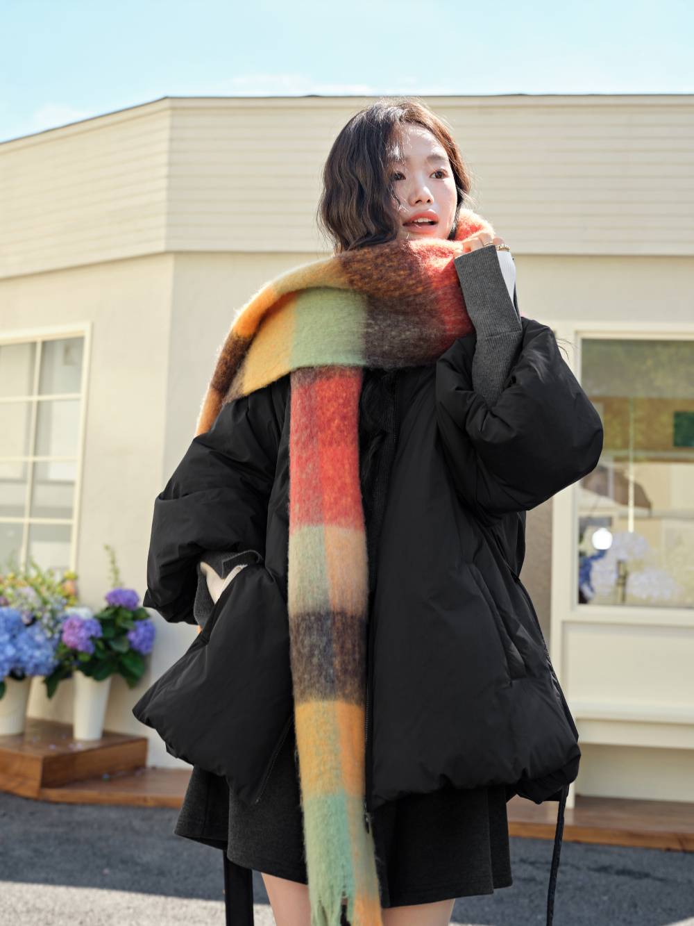 Funnel Neck Puffer Jacket – KUOSE.com