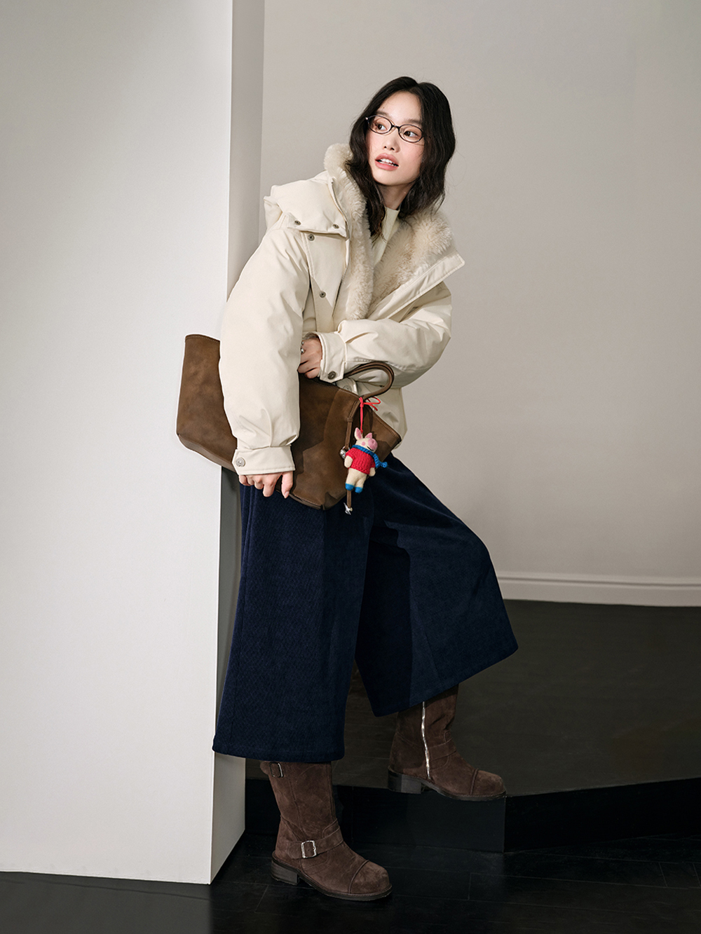 Hooded Stand Collar Down Jacket – KUOSE.com