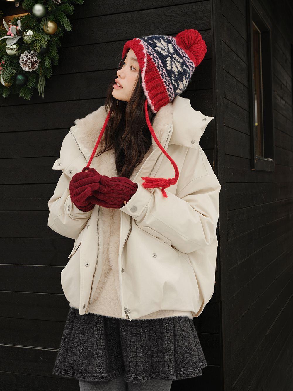 Hooded Stand Collar Down Jacket – KUOSE.com