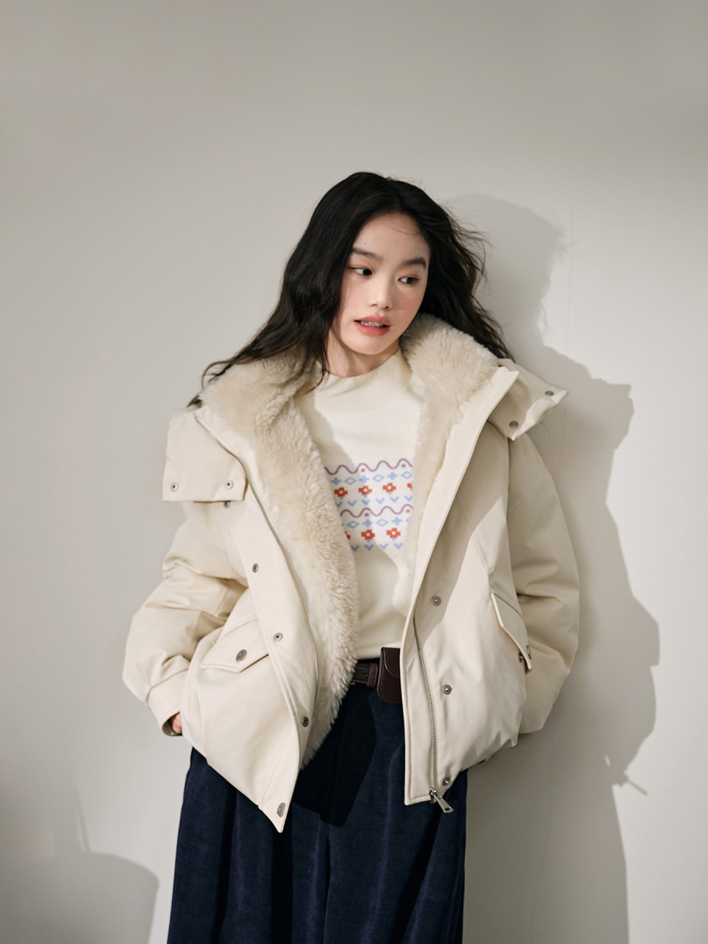 Hooded Stand Collar Down Jacket – KUOSE.com