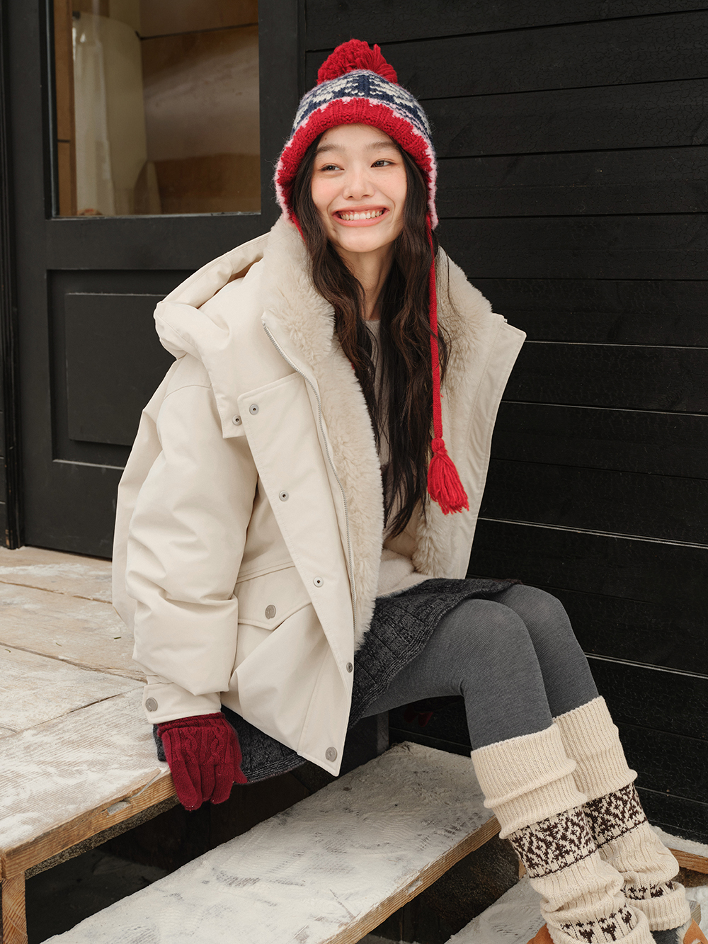 Hooded Stand Collar Down Jacket – KUOSE.com