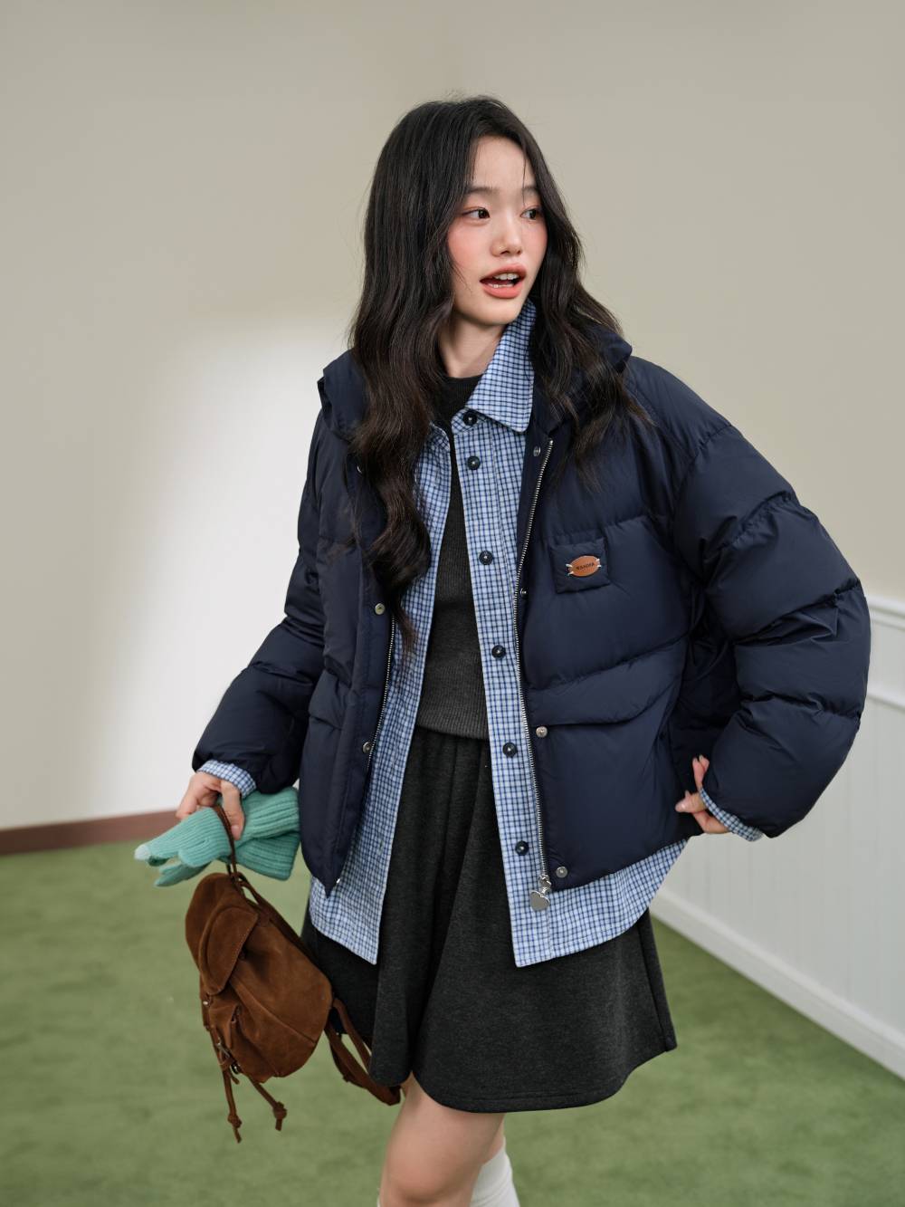 Layered Look Puffer Jacket – KUOSE.com
