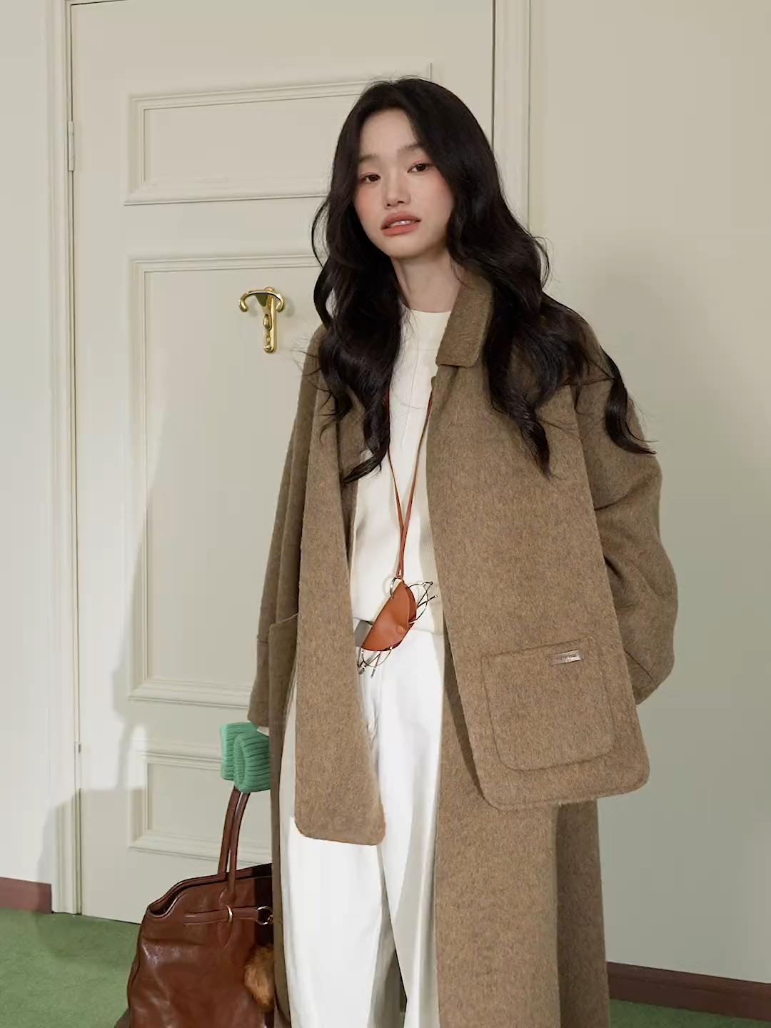 Long Wool-Blend Coat – KUOSE.com