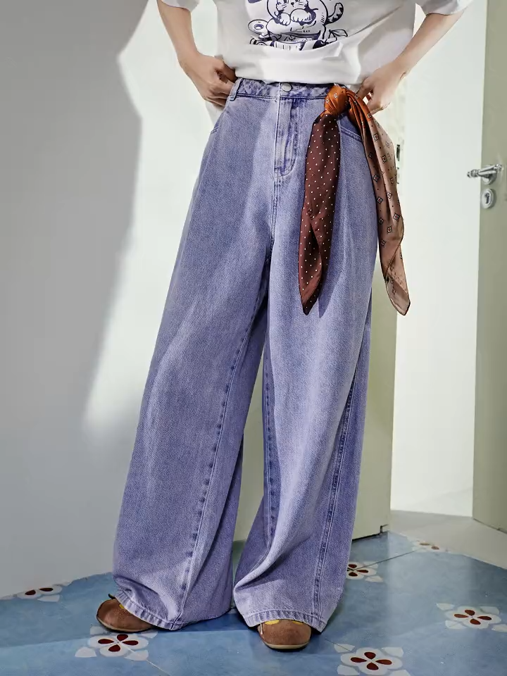 Purple Wide Leg Jeans – KUOSE.com