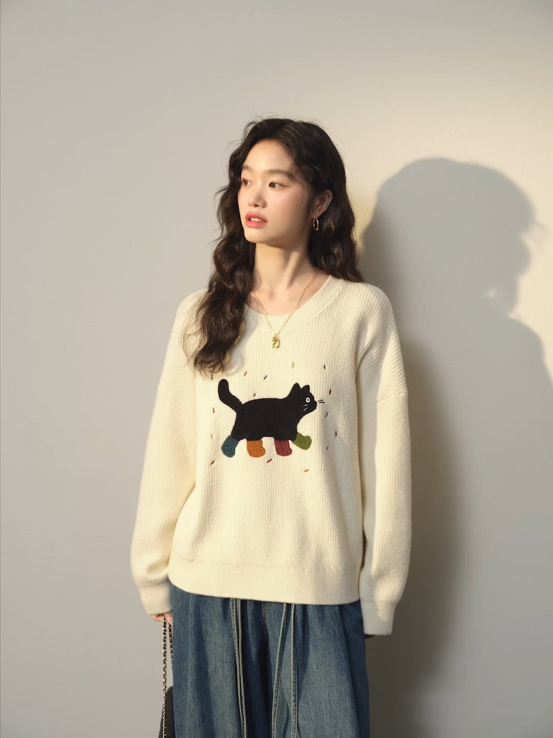 猫のグラフィックセーター – KUOSE.com 猫のグラフィックセーター – KUOSE.com