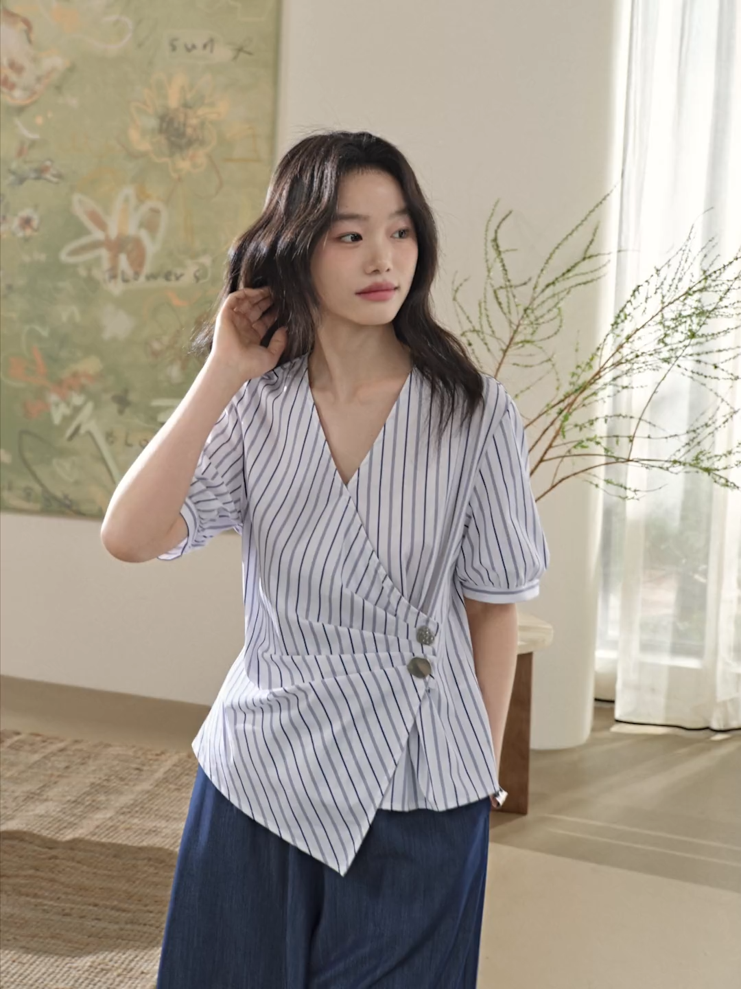 縞模様のブラウス – KUOSE.com