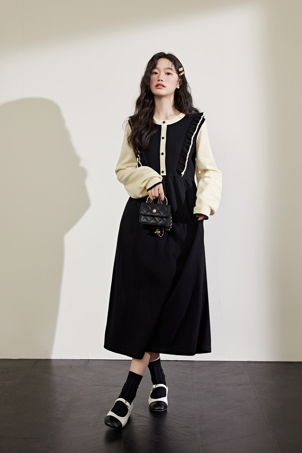 Fake two-piece dress – KUOSE.com