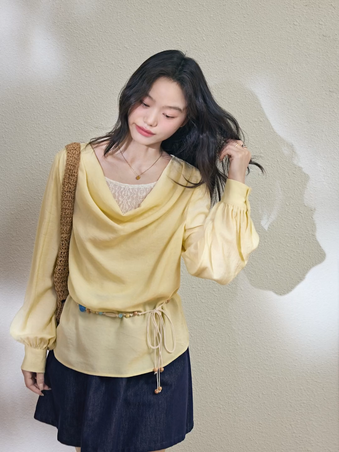 irojikake 長袖トップス　SECOND SKIN TOPS（GRAY irojikake - online store