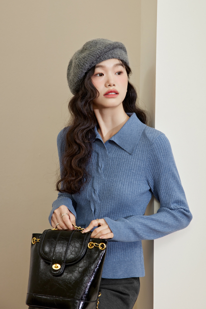 Long Sleeve Knit Top – KUOSE.com