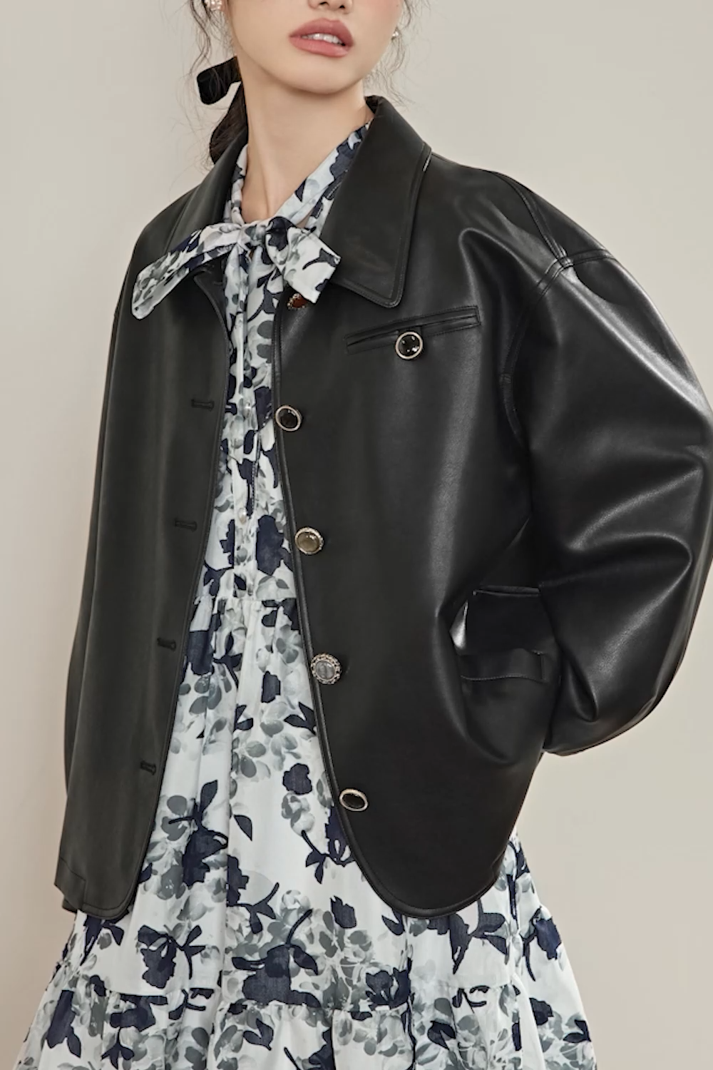 Faux Leather Jacket – KUOSE.com