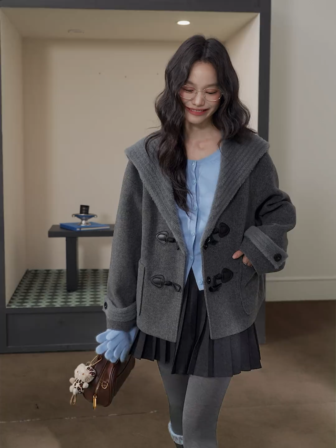 匿名発送　美品　KUOSE セーラカラーコート　ブラック　サイズM セーラーカラーコート – KUOSE.com