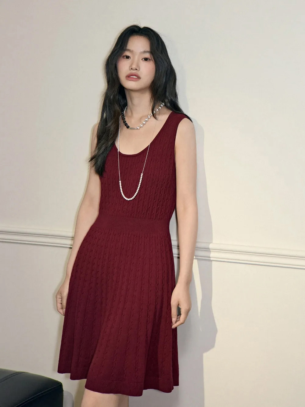 kuose 嘘のツーピースドレス ワンピース - ワンピース