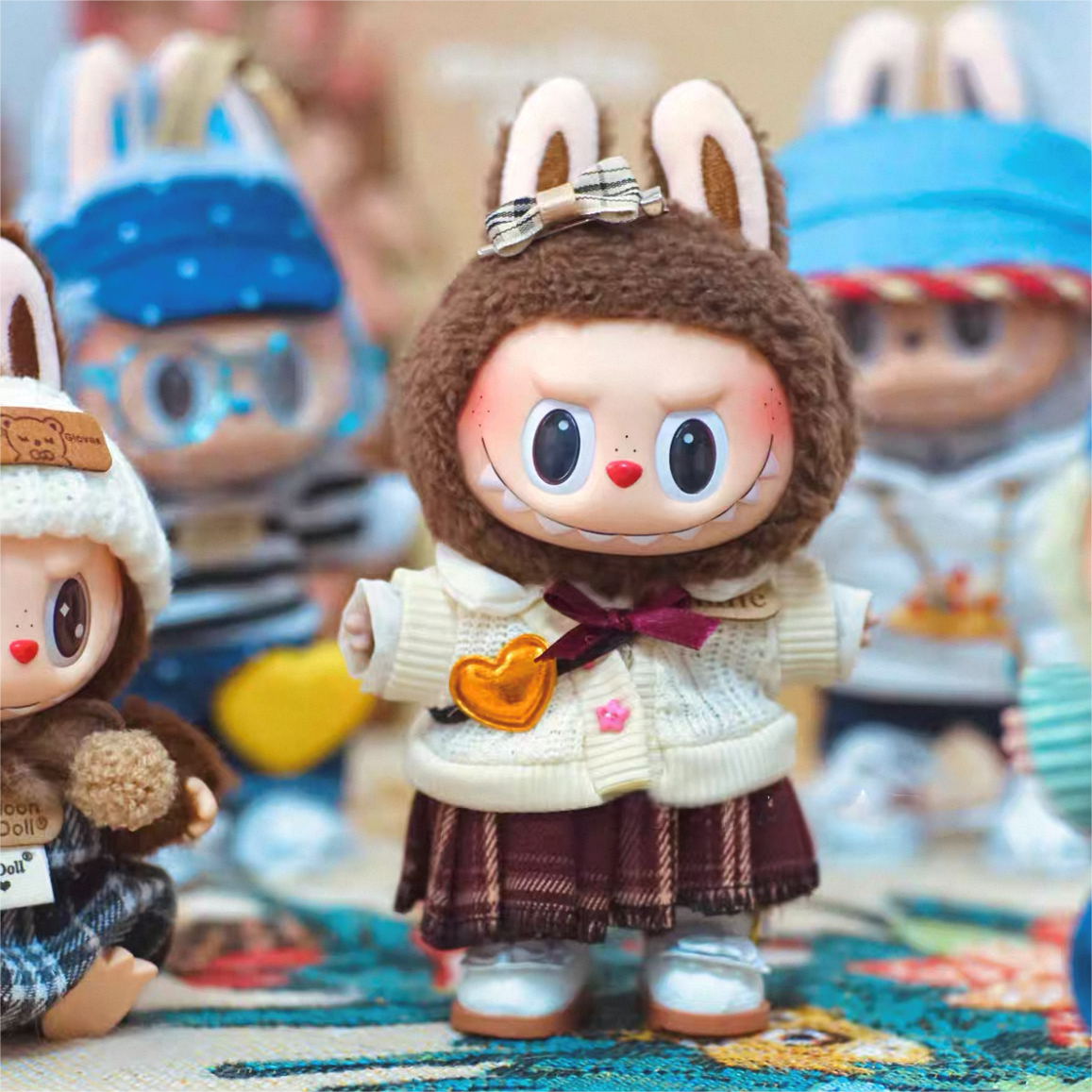Labubu Outfits Fall/Winter Doll Clothes for Labubu 