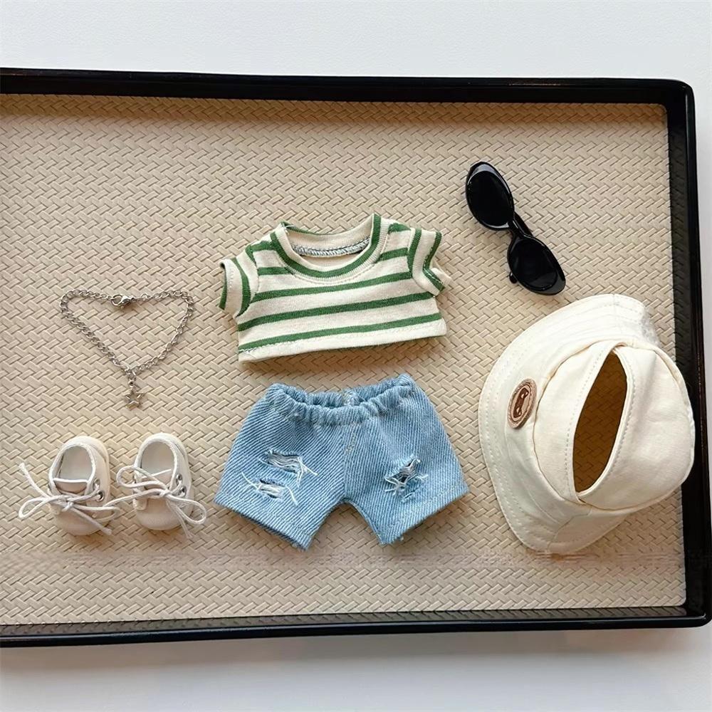 Striped T-Shirt and Jeans Set