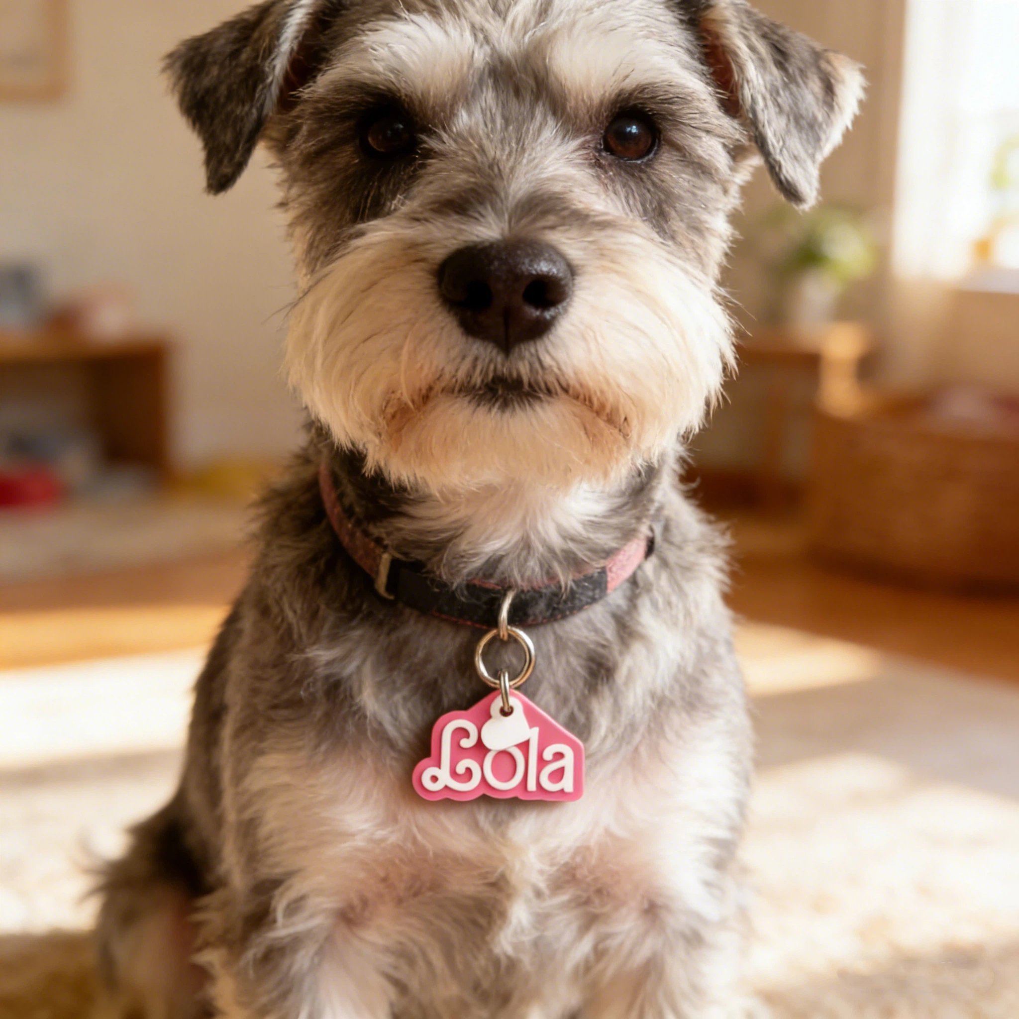 Personalized Name 3D Printed Pet ID Tag | KKPet458