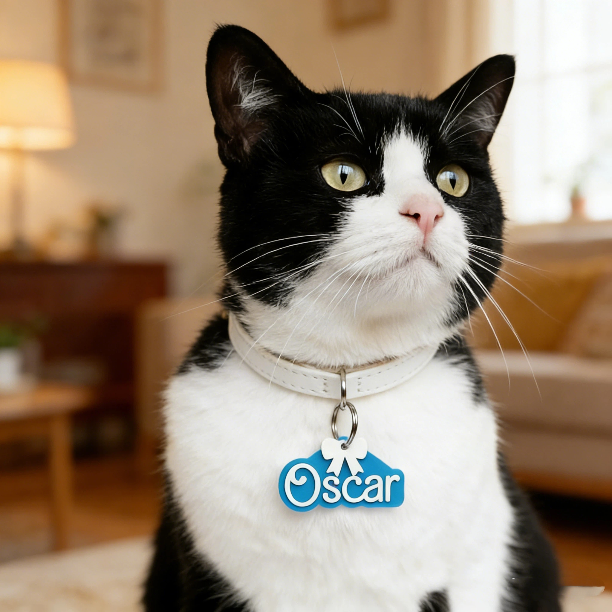 Personalized Name 3D Printed Pet ID Tag | KKPet458