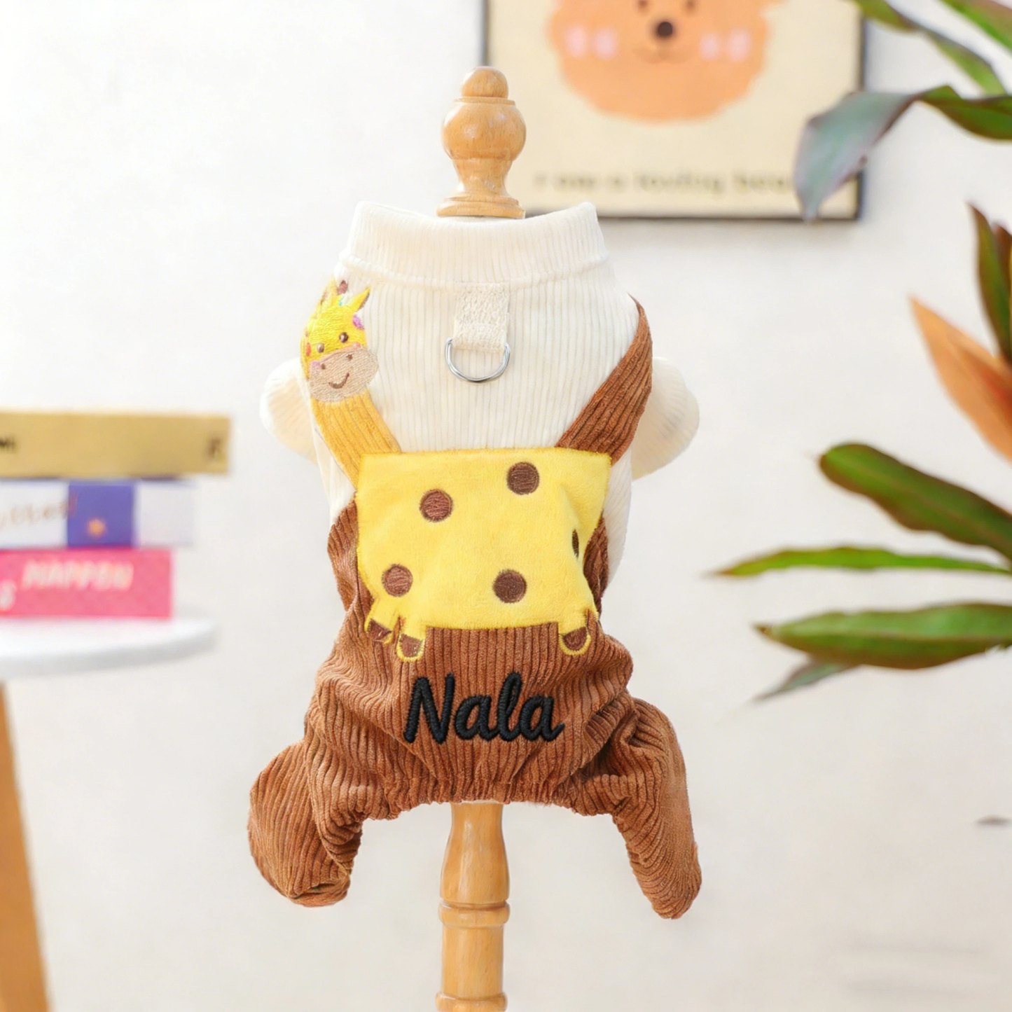 Personalized Embroidered Name Pet Jumpsuit | inCloth21