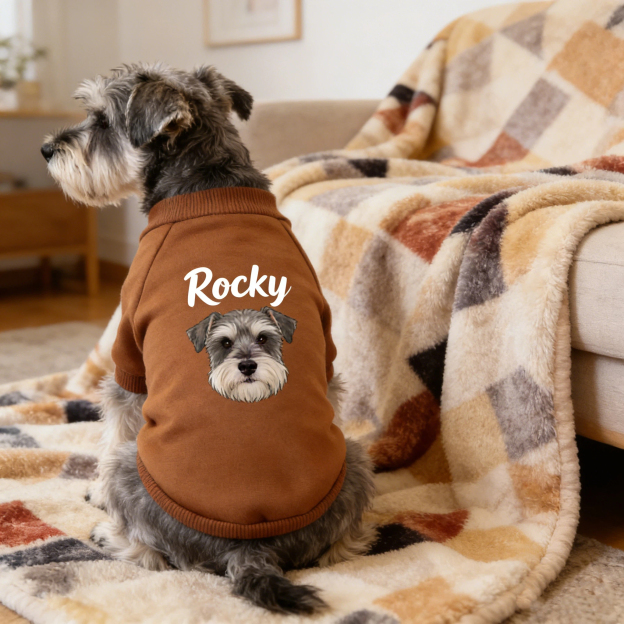 Personalized Name Pet Sweatshirt With Photo | inCloth26