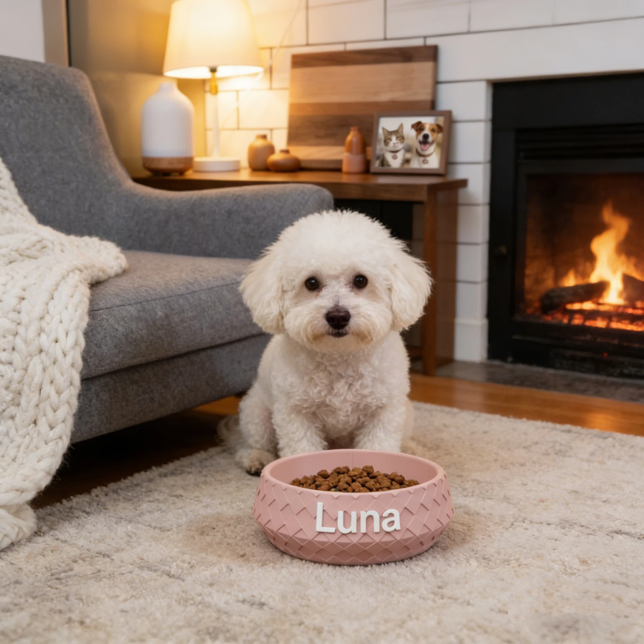 Personalized Name 3D Printed Pet Bowl | inAccs35