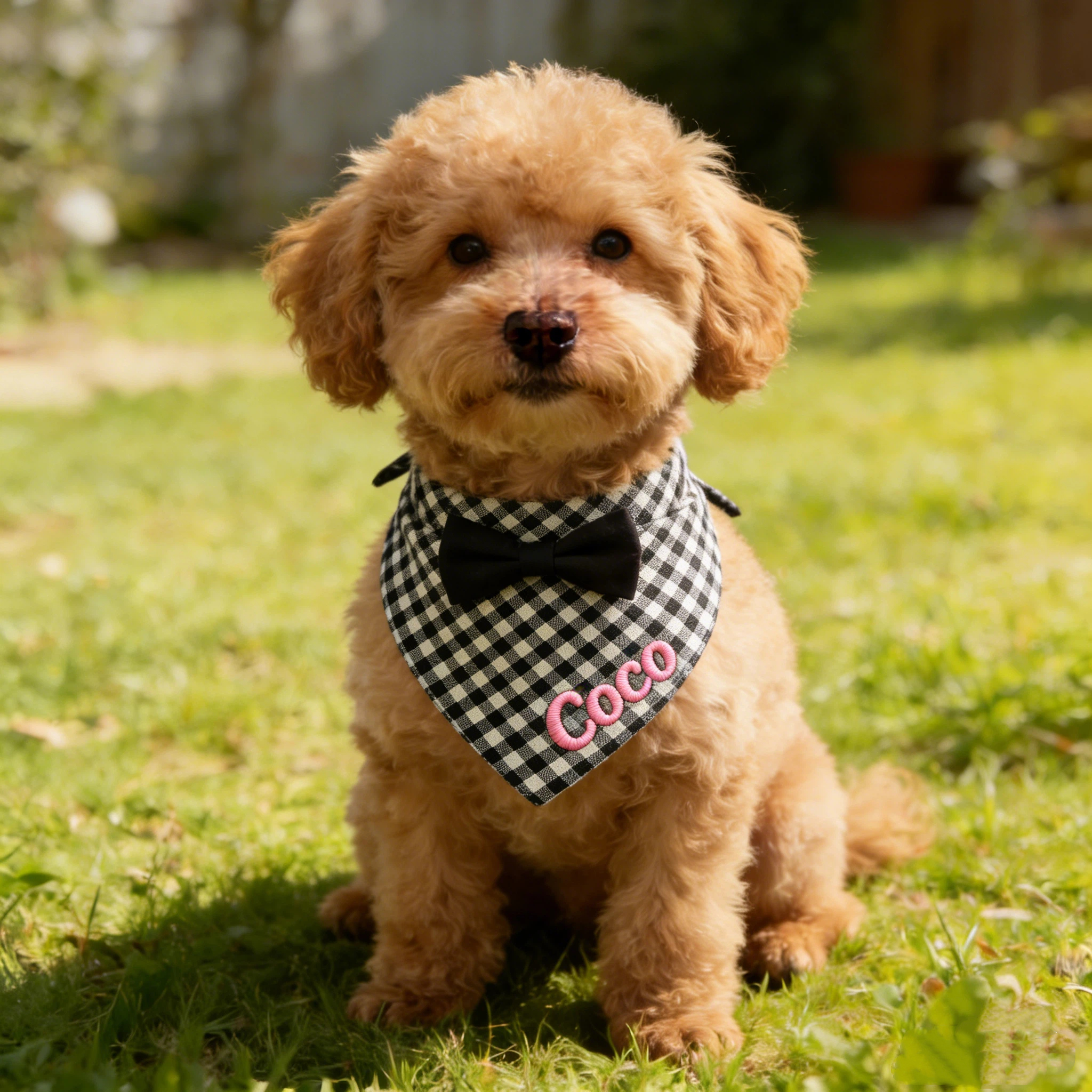 Personalized Embroidered Name Pet Bandana | inAccs41