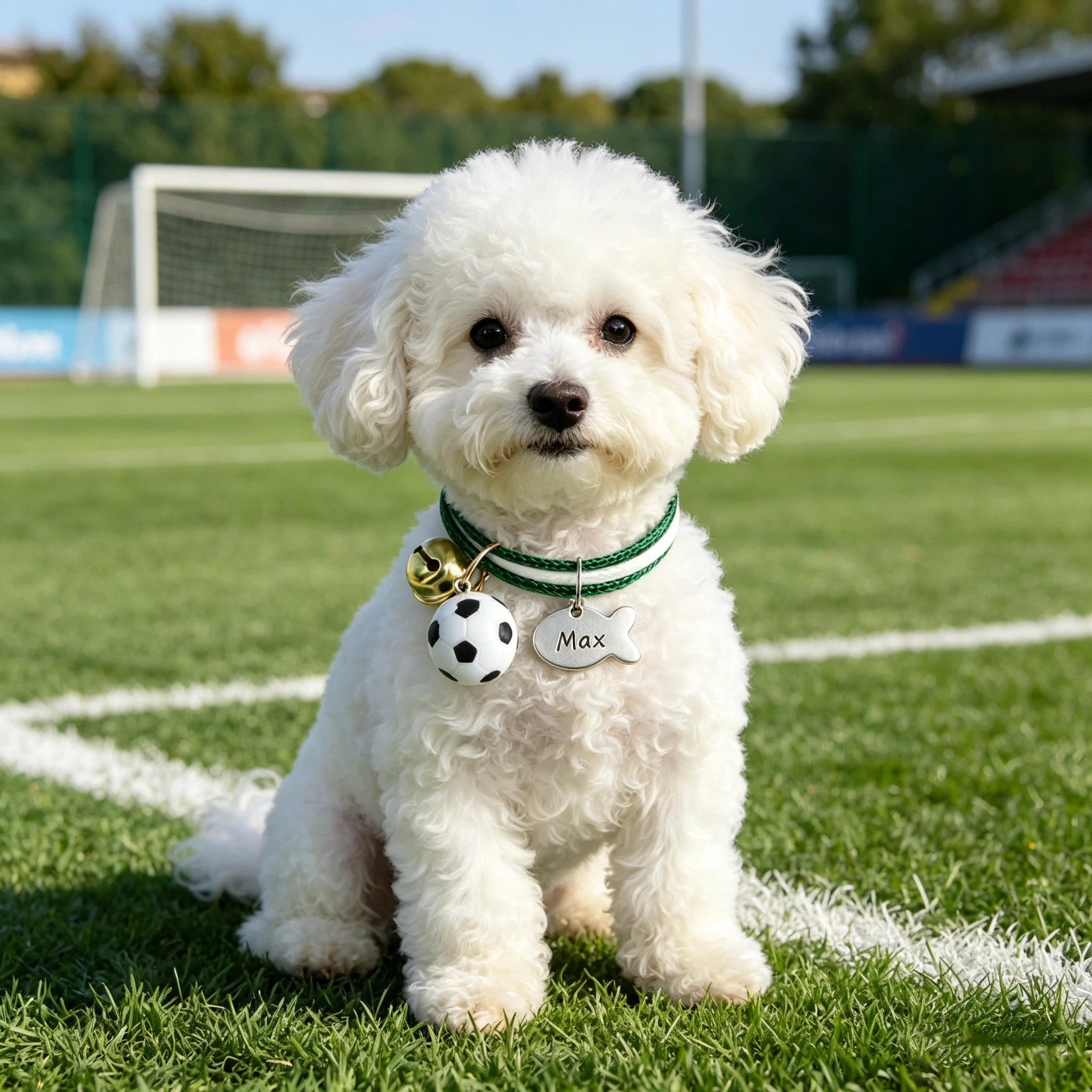 Personalized Engraved Name Soccer Pet Collar | inAccs50