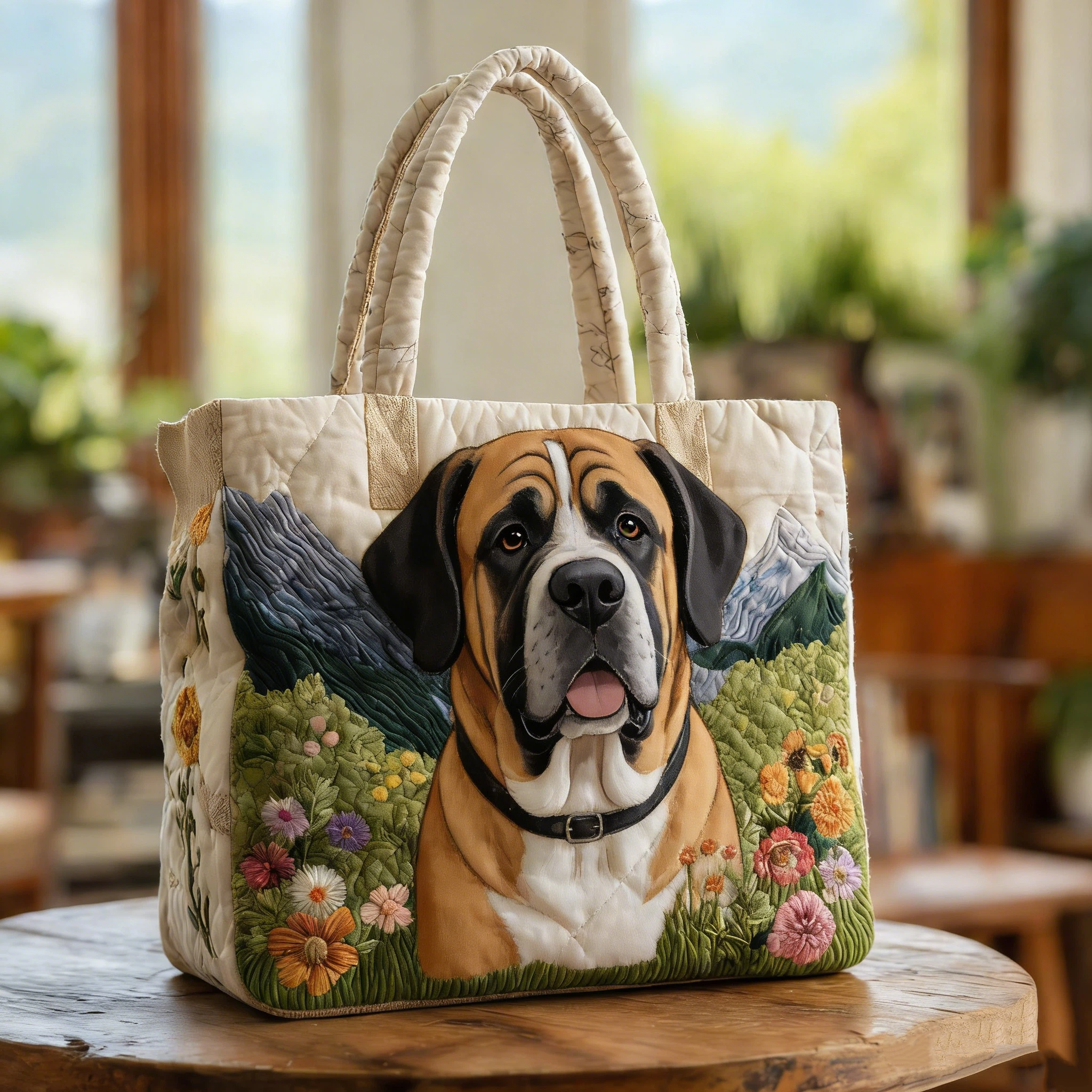 Vintage Timeless Cane Corso Quilted Tote Bag | inBag29