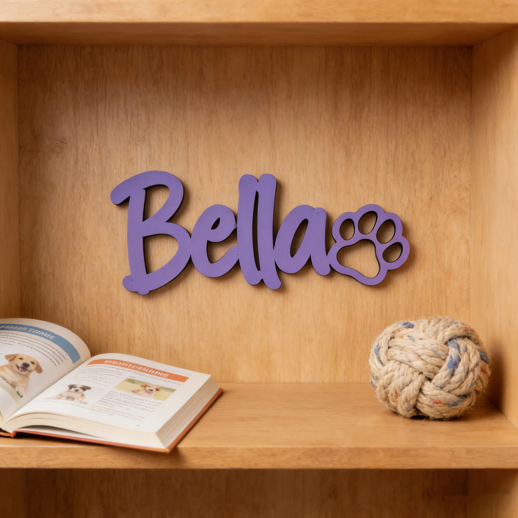 Personalized Name 3D Printed Pet Sign | inAccs12