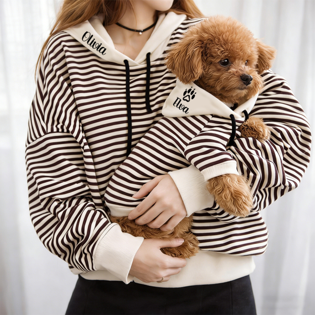 Personalized Name Pet & Owner Hoodie Set | inCloth08