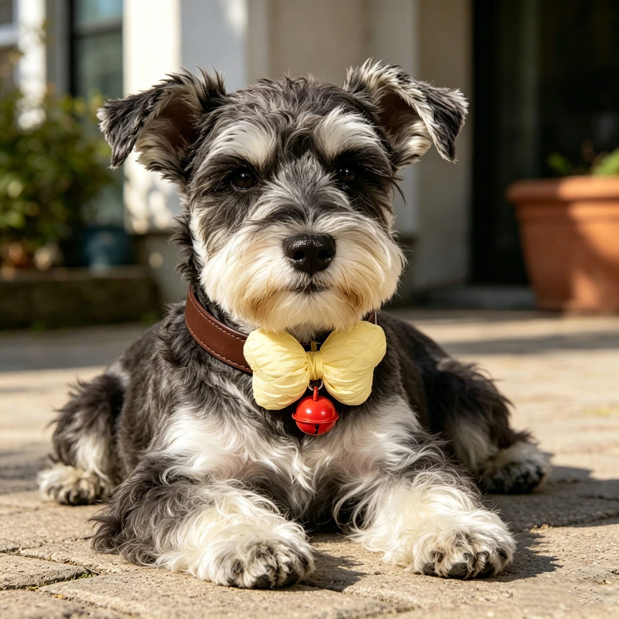 Adjustable Pet Bowknot Collar with Bell | inAccs47