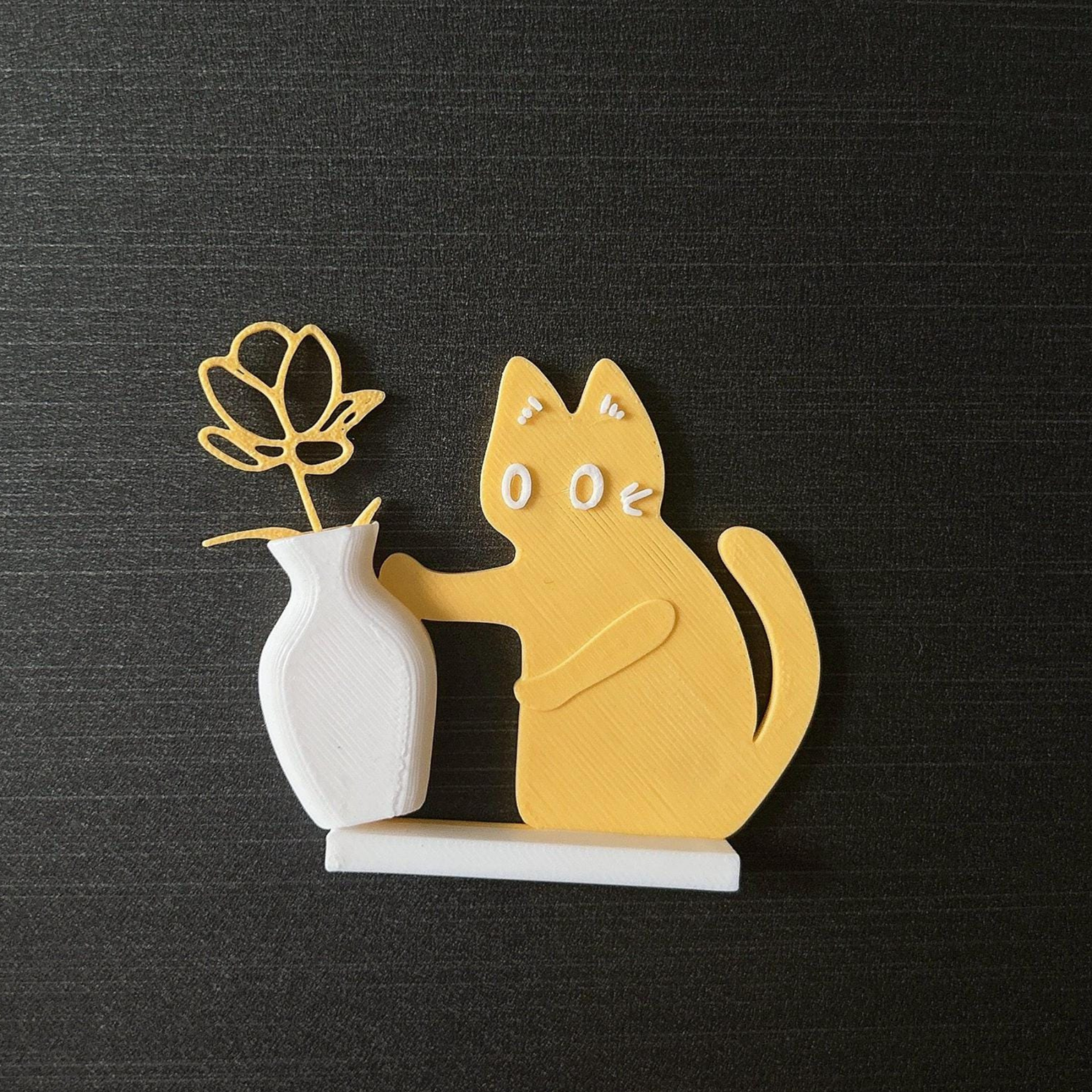 Personalized 3D Printed Magnetic Cat Whisker Collector | inAccs16