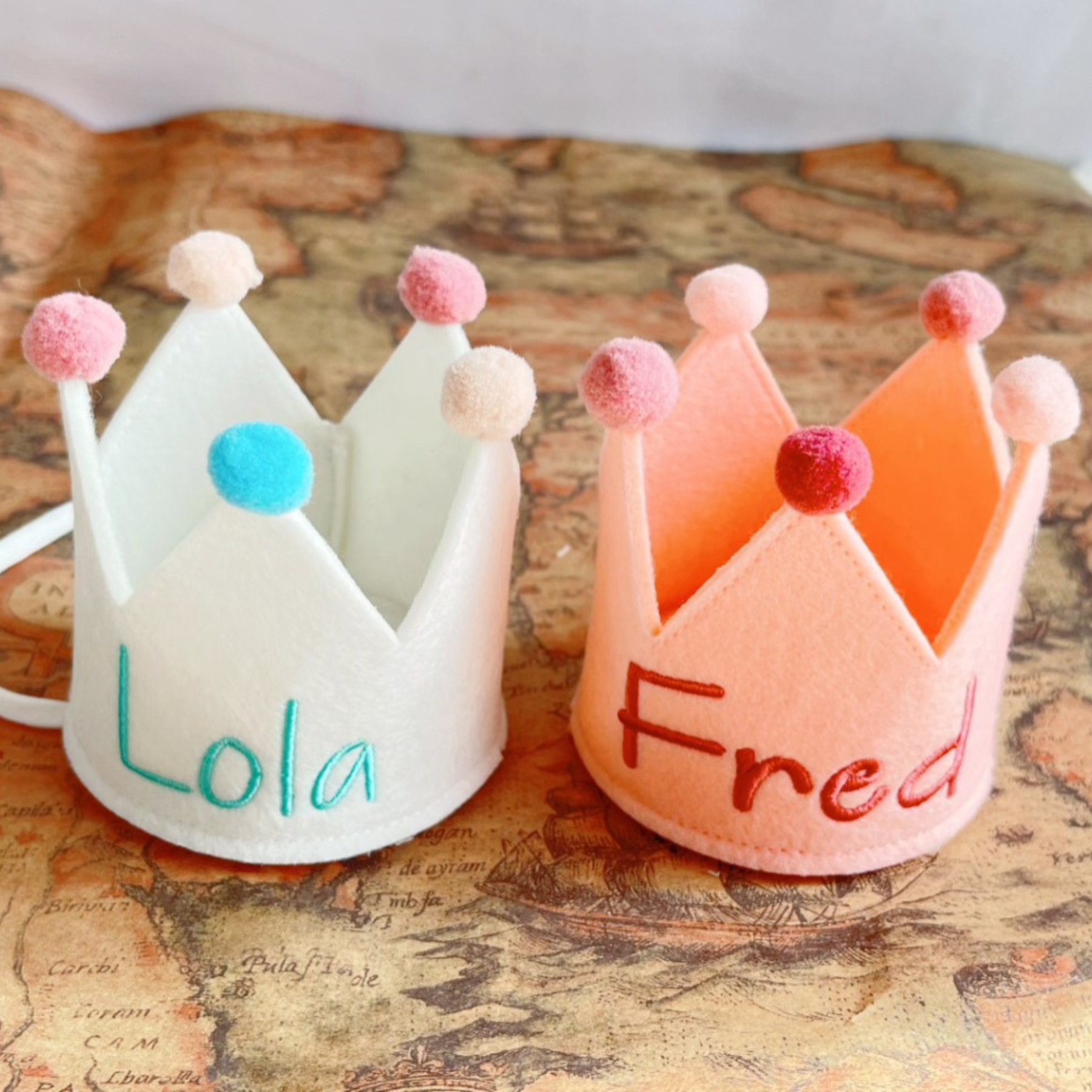 Personalized Embroidered Pet Birthday Crown | inAccs15