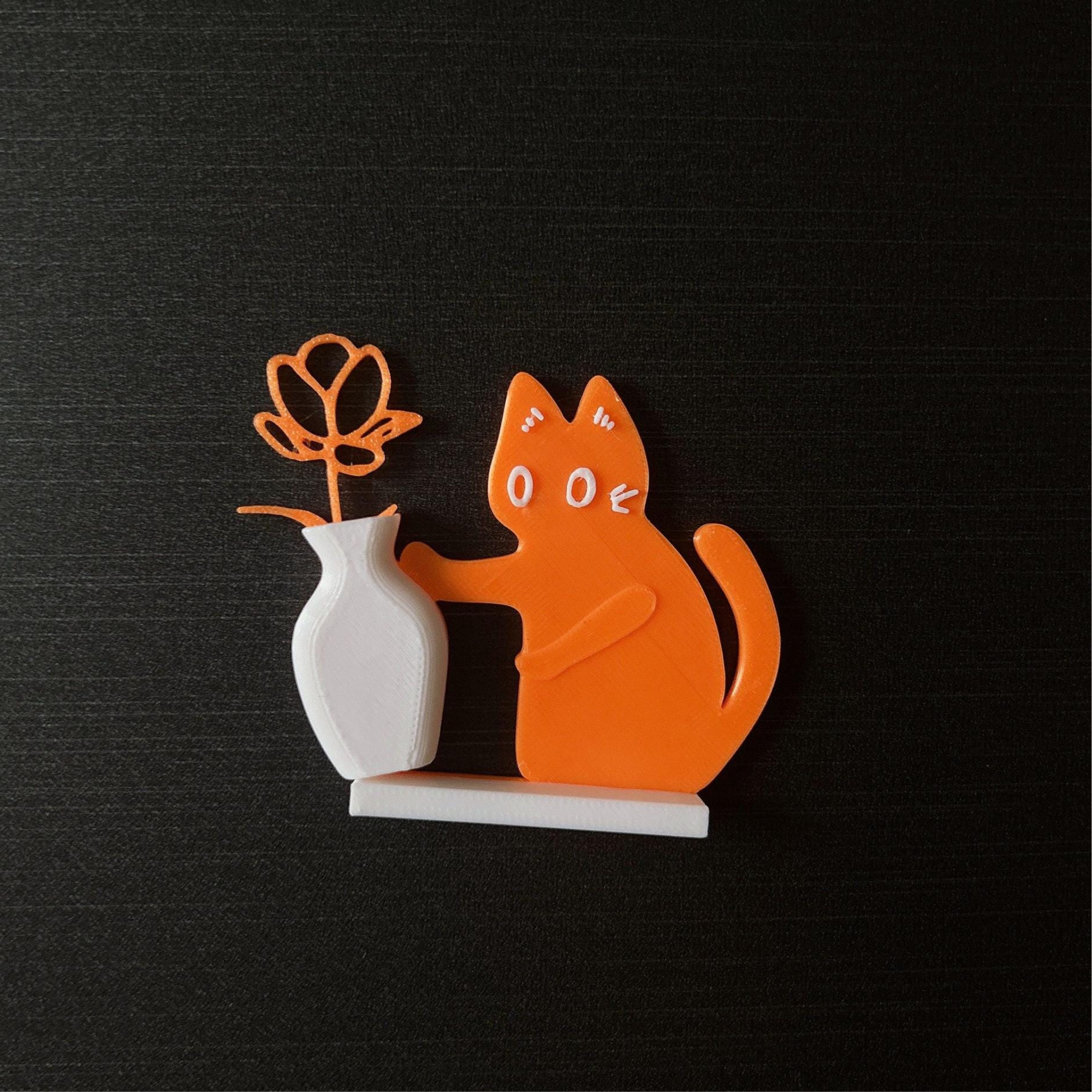 Personalized 3D Printed Magnetic Cat Whisker Collector | inAccs16