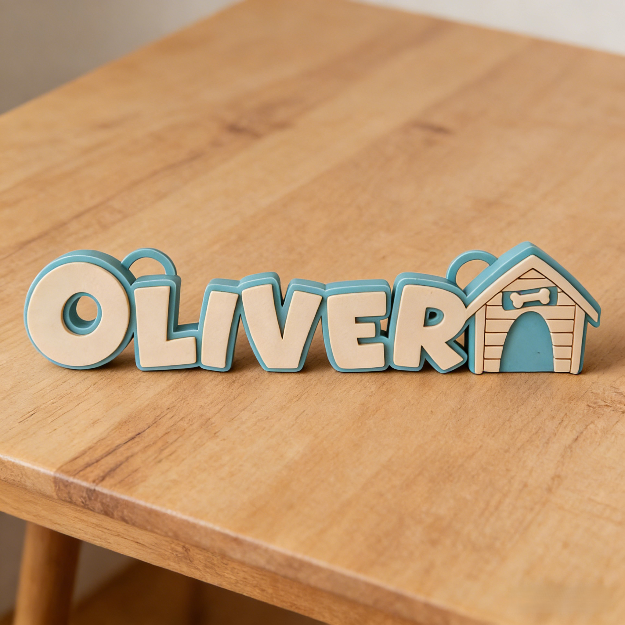 Personalized Name 3D Printed Dog Sign | KKPet443
