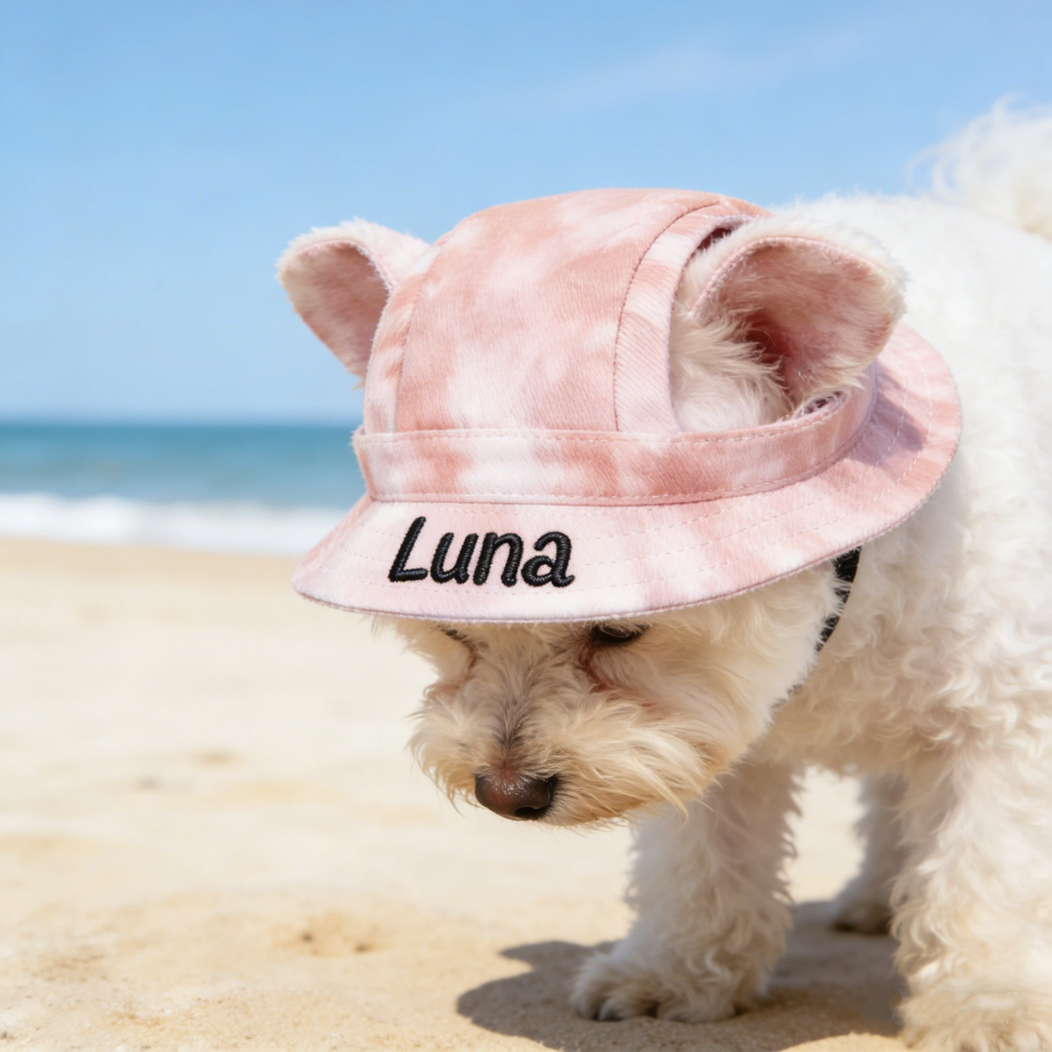 Personalized Embroidered Name Pet Bucket Hat | inHat40