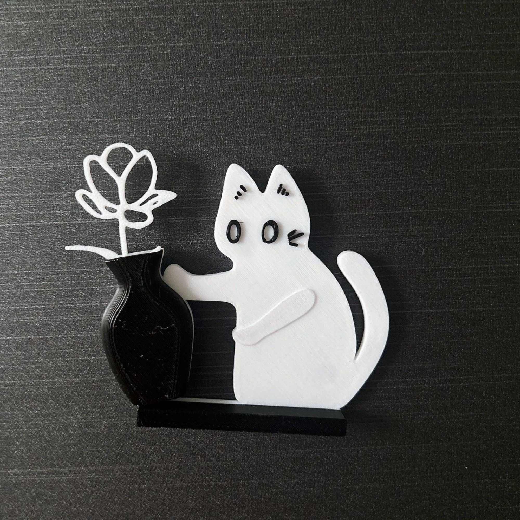 Personalized 3D Printed Magnetic Cat Whisker Collector | inAccs16