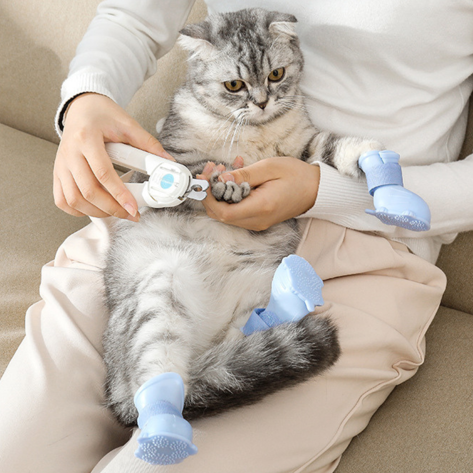 Waterproof Rubber Dog Boots with Non-Slip Sole | inAccs19