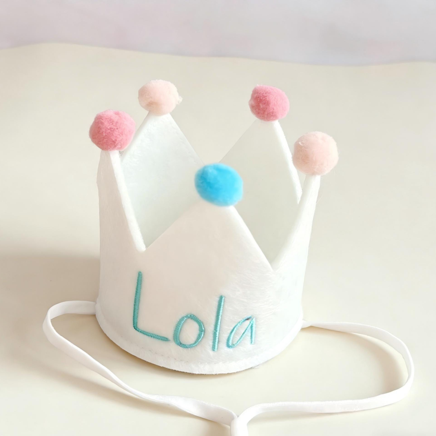 Personalized Embroidered Pet Birthday Crown | inAccs15