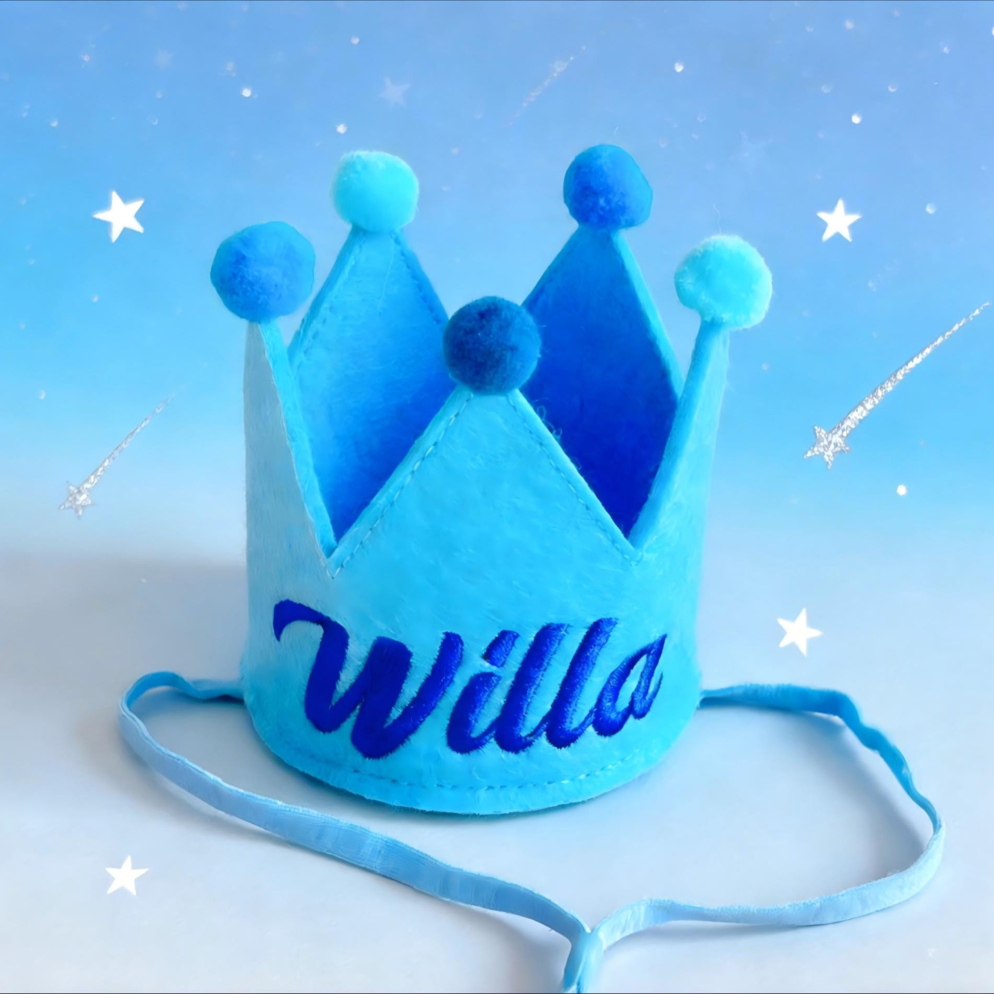 Personalized Embroidered Pet Birthday Crown | inAccs15